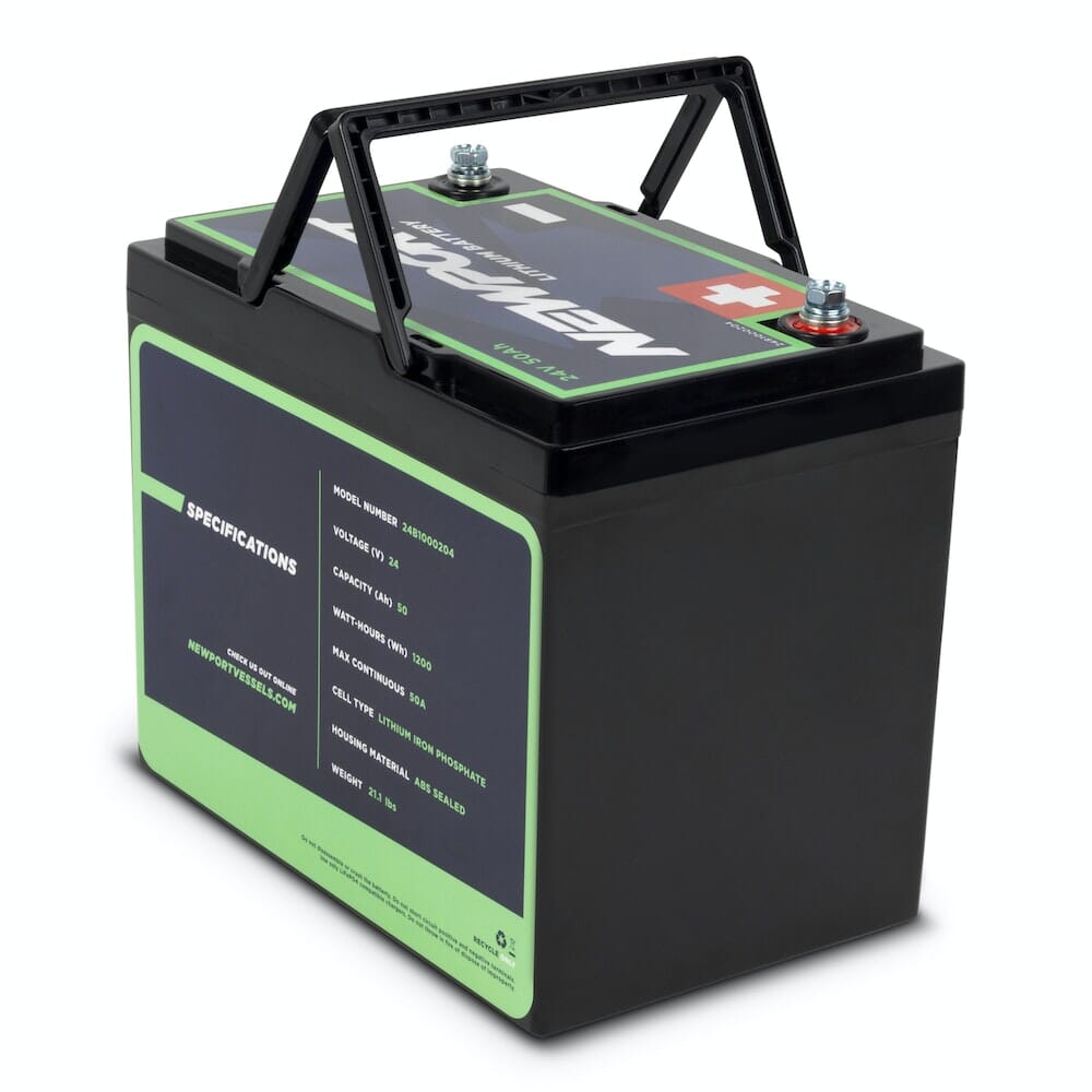 24V 50Ah Lithium LiFePO4 Battery