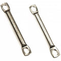 Stainless Security Bars - 2 Pack
