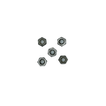 Locking Nuts With Nylon Insert - M6 - 5 Pack