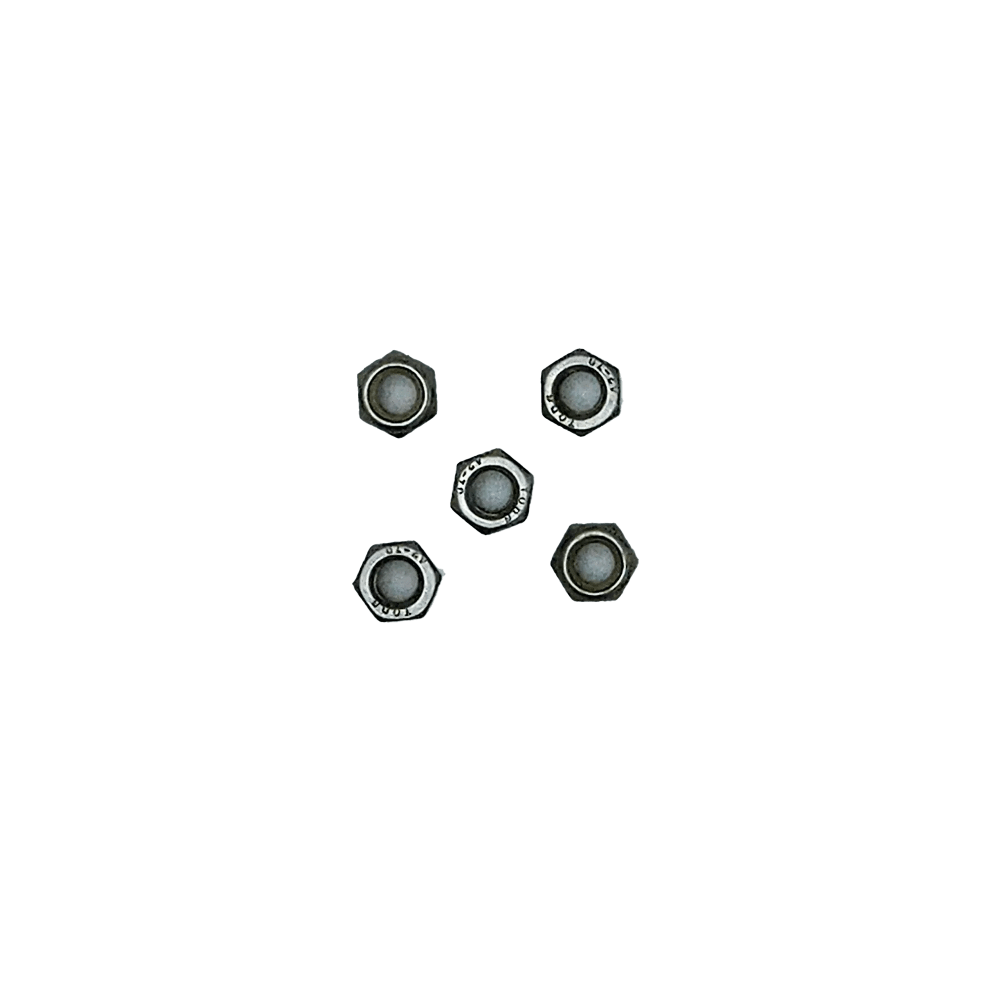 Locking Nuts With Nylon Insert - M6 - 5 Pack