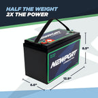 36V 40Ah Extended Range Lithium LiFePO4 Battery
