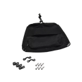 Black Ripstop Front Bag with Black Bungee Cord