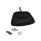 Black Ripstop Front Bag with Black Bungee Cord