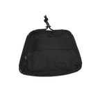 Black Ripstop Front Bag with Black Bungee Cord