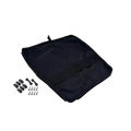 Black Ripstop Tankwell Cover with Black Bungee Cord