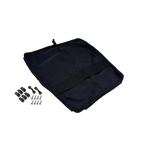 Black Ripstop Tankwell Cover with Black Bungee Cord
