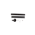 Rudder Compatible Adjustable Footrests with Rails