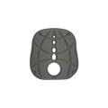 Zone Seat Pad with Cupholder Cut-Out - Grey