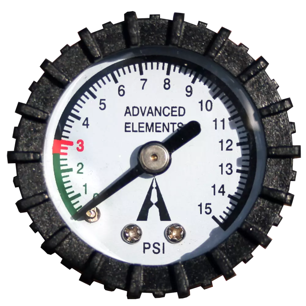 Inline Valve Adaptor with Gauge