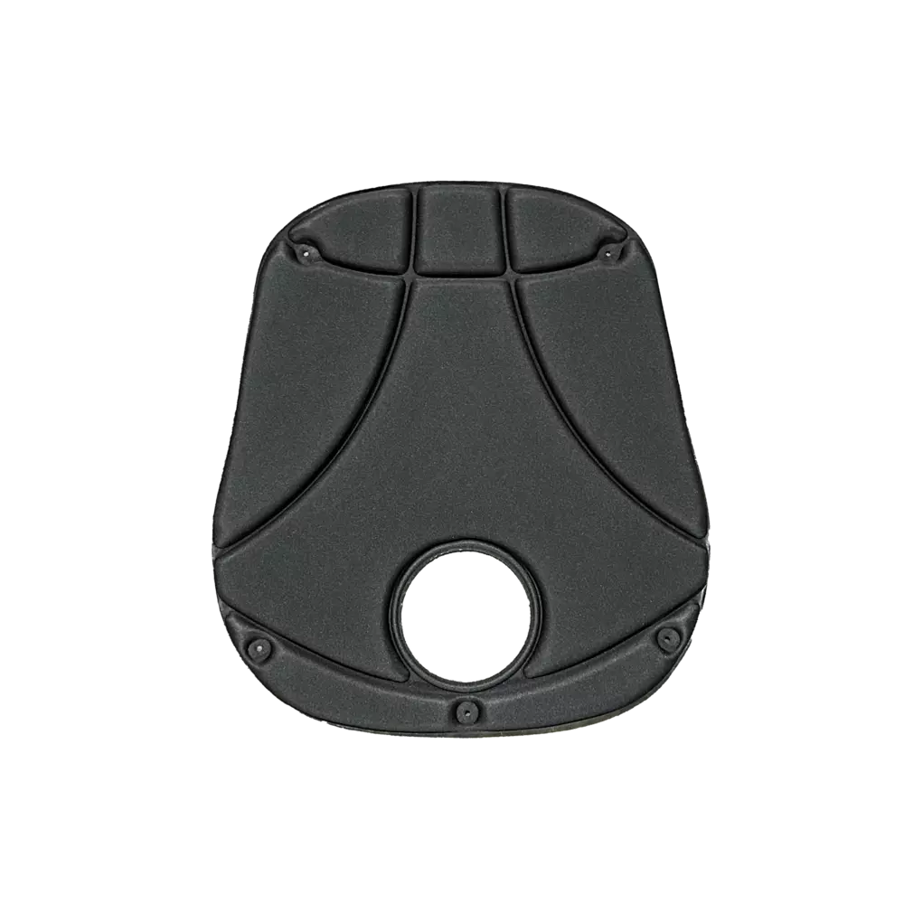 CSS Seat Bottom Pad w/Cutout For Cup Holder - Black