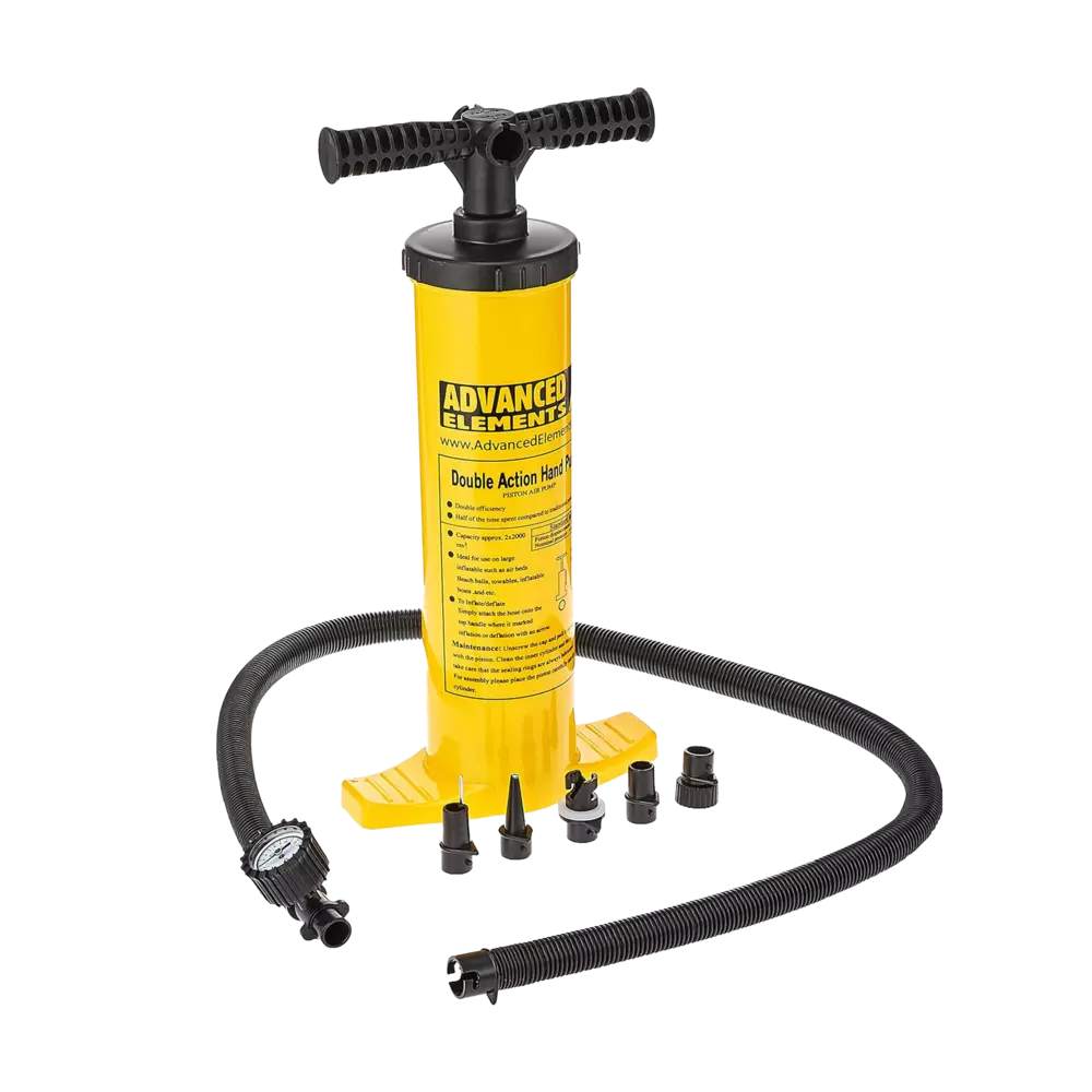 Double-Action Hand Pump with Pressure Gauge