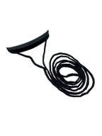 Black Polyester 110" Rope with Handle